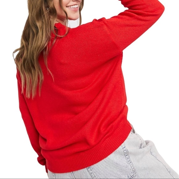 ASOS 🐧(Brave Soul) Plus Size Size US:16 Cute Red christmas Penguin sweat - Picture 7 of 10